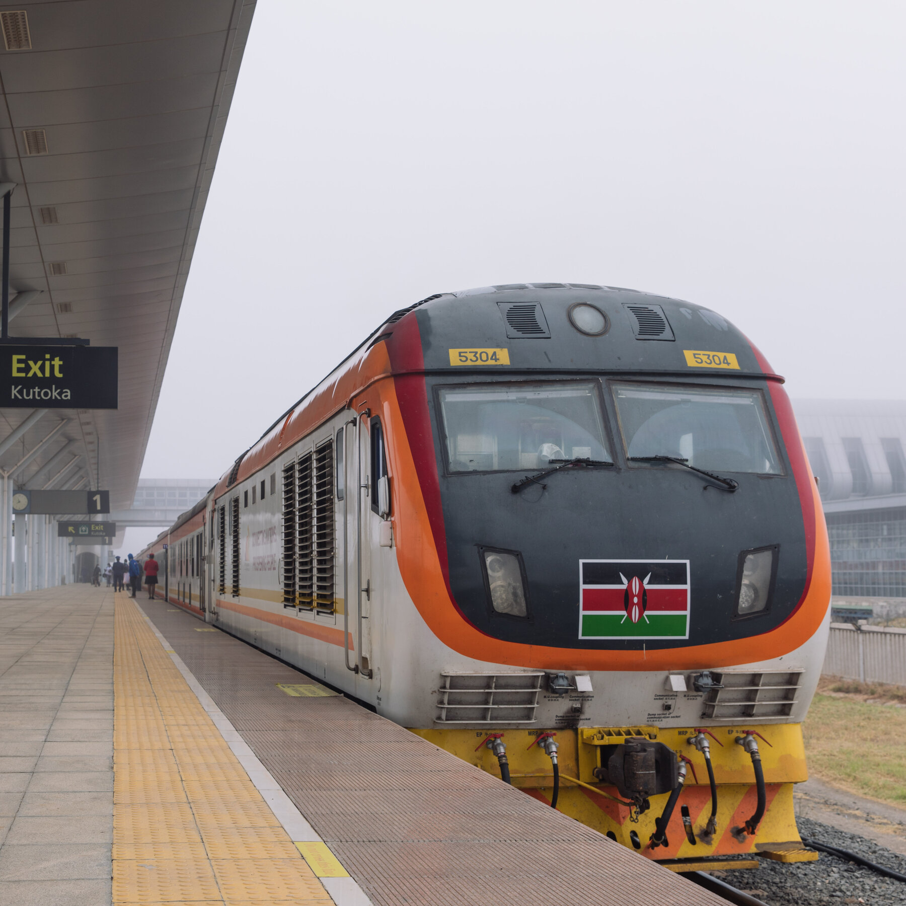 SGR train in Kenya